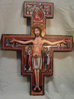 Nr.262. Krzyż  z  San Damiano-wym.60-45cm